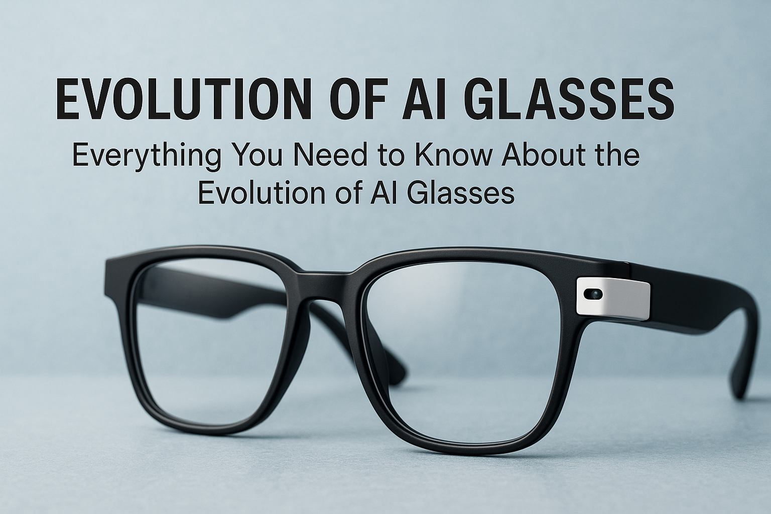 Everything You Need to Know About the Evolution of AI Glasses